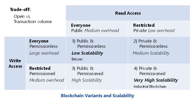 Blockchain Variants and Scalability